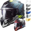 LS2 FF800 Storm Sprinter Motorcycle Helmet & Visor Thumbnail 1