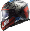 LS2 FF800 Storm Sprinter Motorcycle Helmet & Visor Thumbnail 7