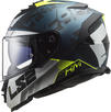 LS2 FF800 Storm Sprinter Motorcycle Helmet & Visor Thumbnail 6