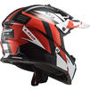 LS2 MX437 Fast Evo Strike Motocross Helmet Thumbnail 6