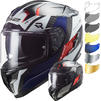 LS2 FF327 Challenger Carbon Alloy Motorcycle Helmet & Visor Thumbnail 2