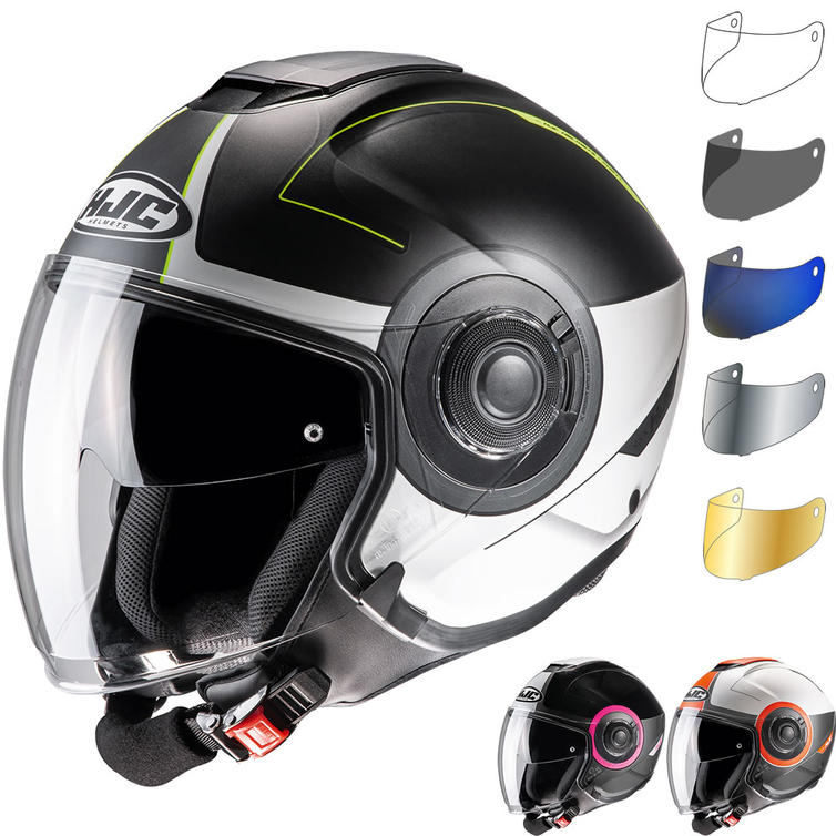 HJC I40 Panadi Open Face Motorcycle Helmet & Visor