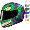 HJC RPHA 11 Green Goblin Motorcycle Helmet & Visor Thumbnail 1