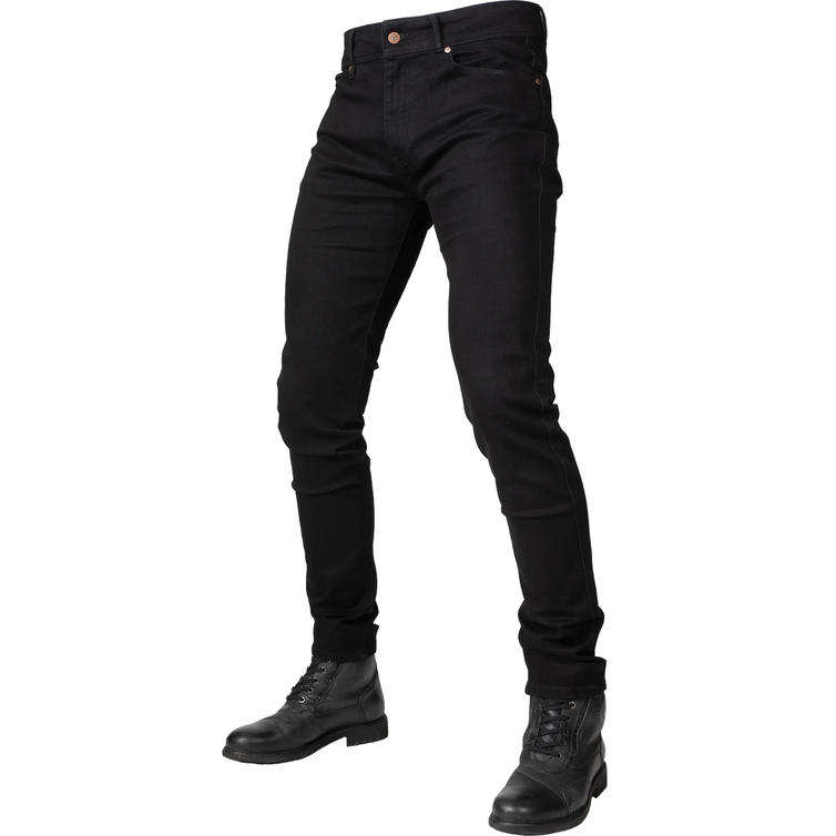 Bull-It Onyx AA Approved Easy Fit Black Motorcycle Jeans