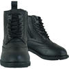 Black Officer  Brogue Motorcycle Boots Thumbnail 8