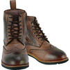 Black Officer  Brogue Motorcycle Boots Thumbnail 6