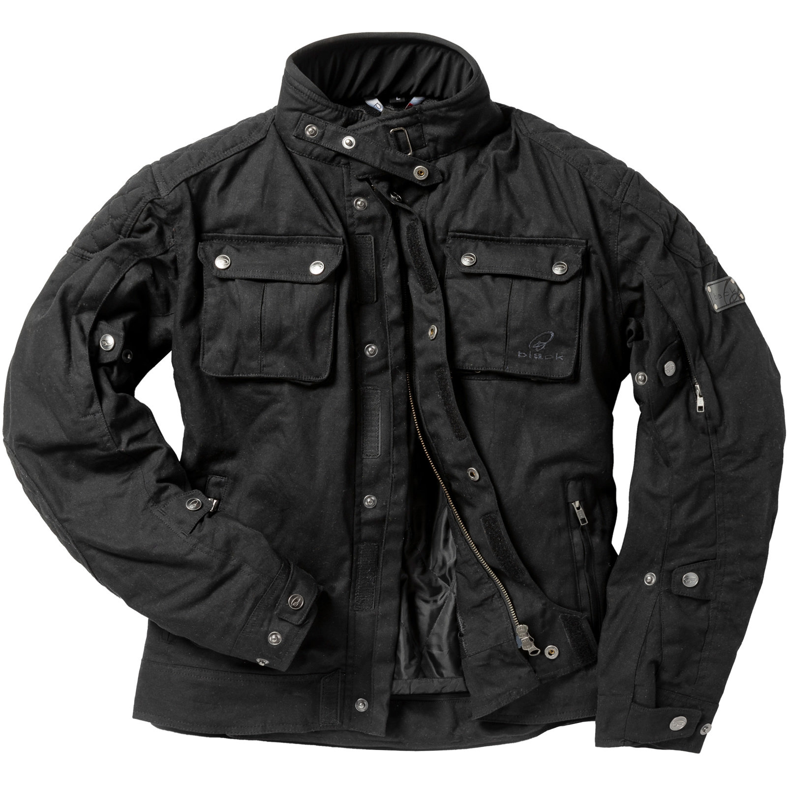 Black Pendle CE Class AA Wax Motorcycle Jacket For Bike Riding - Picture 25 of 48