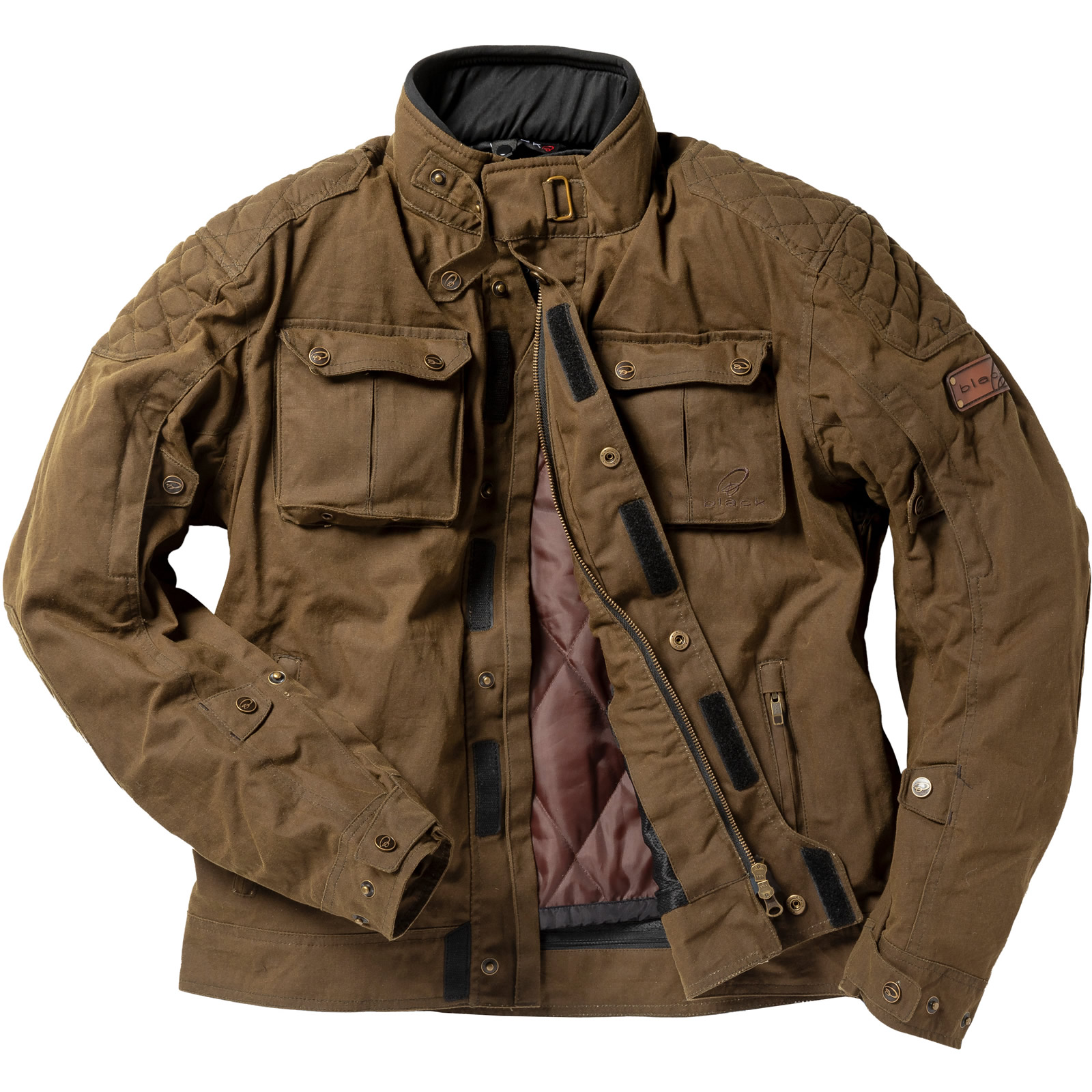 Black Pendle CE Class AA Wax Motorcycle Jacket For Bike Riding - Picture 37 of 48