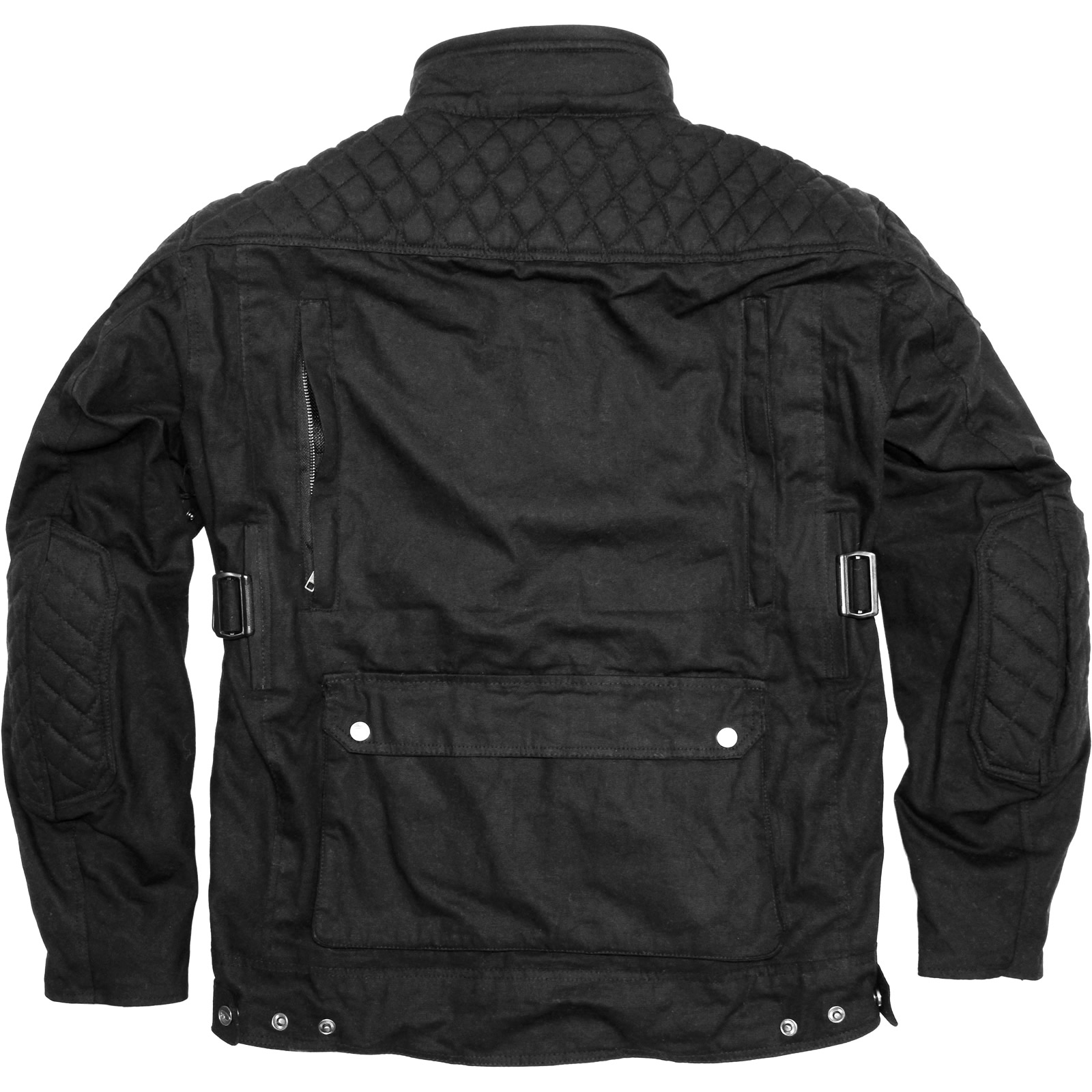Black Bowland CE Class AA Wax Motorcycle Jacket For Bike Riding - Picture 27 of 48