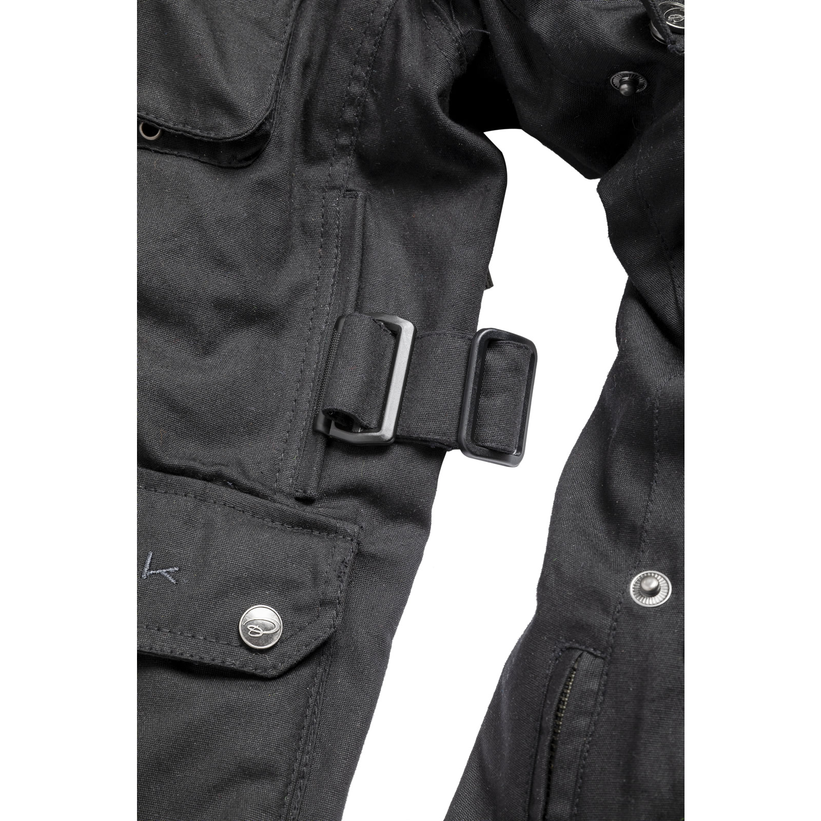Black Bowland CE Class AA Wax Motorcycle Jacket For Bike Riding - Picture 33 of 48