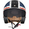 Black Classic Union Jack Open Face Motorcycle Helmet Thumbnail 8