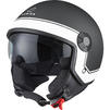 Agrius Score Solid Open Face Motorcycle Helmet, Peak & Visor
