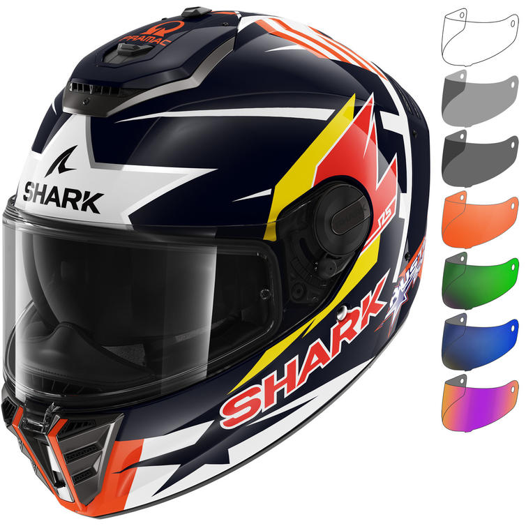 Shark Spartan RS Replica Zarco Motorcycle Helmet & Visor