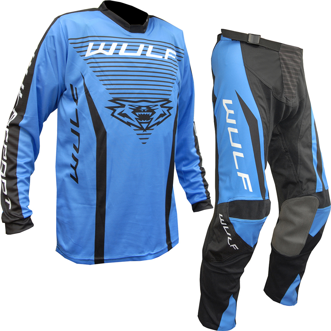 Wulfsport Linear Cub Race Shirts (Blue) La Visiera - Foto 14