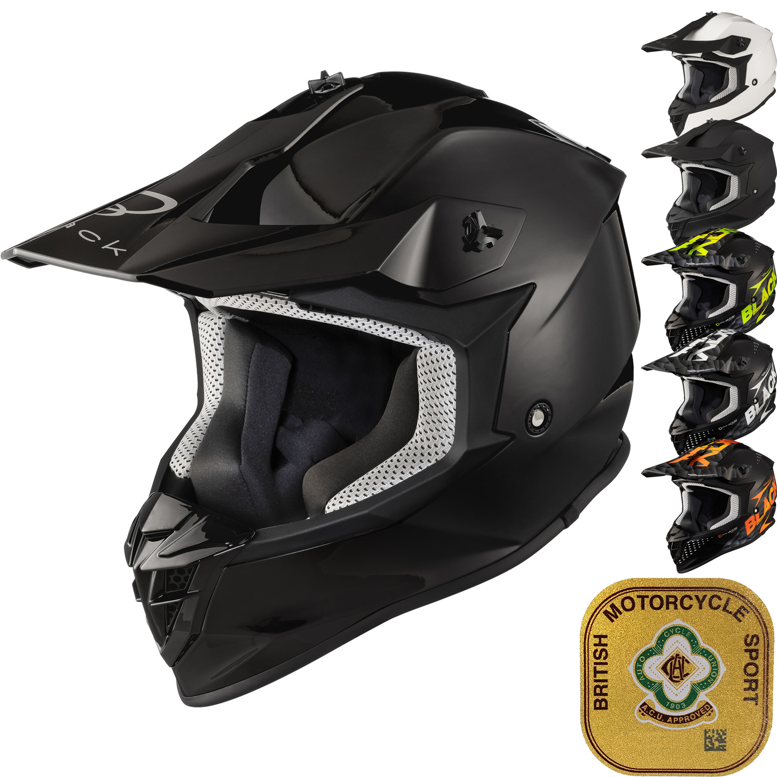 Black Gravel ACU Motocross Helmet New Arrivals