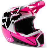 Fox Racing 2023 V1 Leed Pink Motocross Helmet