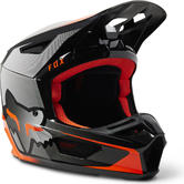 Fox Racing 2023 V2 Vizen Flo Orange Motocross Helmet