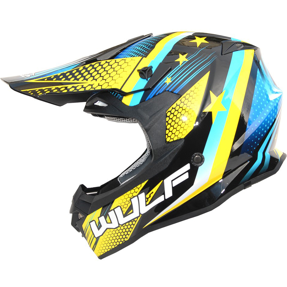 Wulfsport Iconic Motocross Helmet MX Enduro Trail Quad Bike Crash Lid ACU Gold - Picture 46 of 51