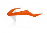 Acerbis Radiator Scoops - KTM SX85 2018-23 - Orange/ White '16