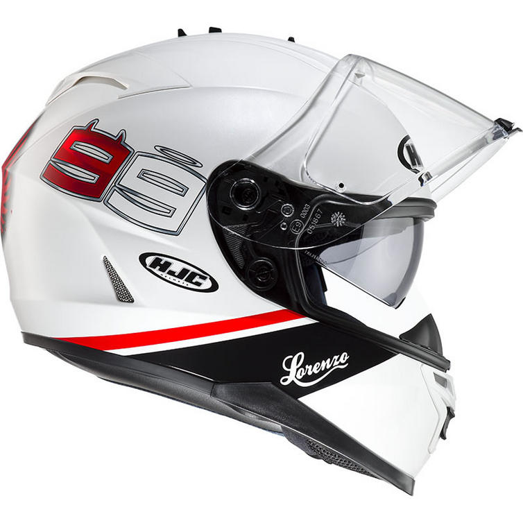 HJC IS17 Lorenzo 99 Motorcycle White Helmet Full Face Helmets