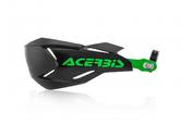 Acerbis X-Factory Hand Guards - Black/ Green