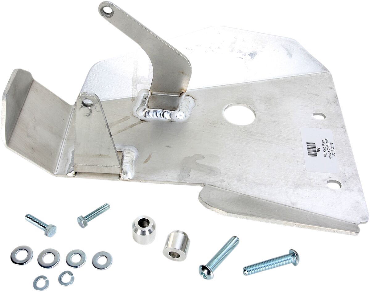 CNC Aluminum Skid Plate & Cradle Guard Set For Honda CRF110F (2013-2025) - Engine Protection For Dirt Bike