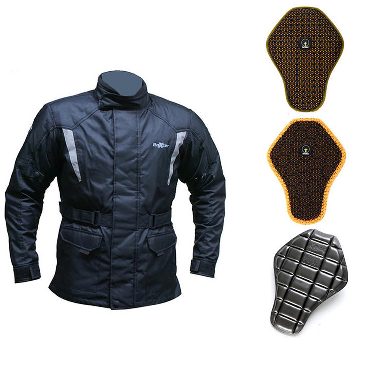 Roxter Waterproof Motorcycle Jacket and Back Protector Insert Textile