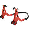 Black Pro Range Oval Tube Rear Paddock Stand (B5397) With L-Cup Cradle Adaptors Thumbnail 4