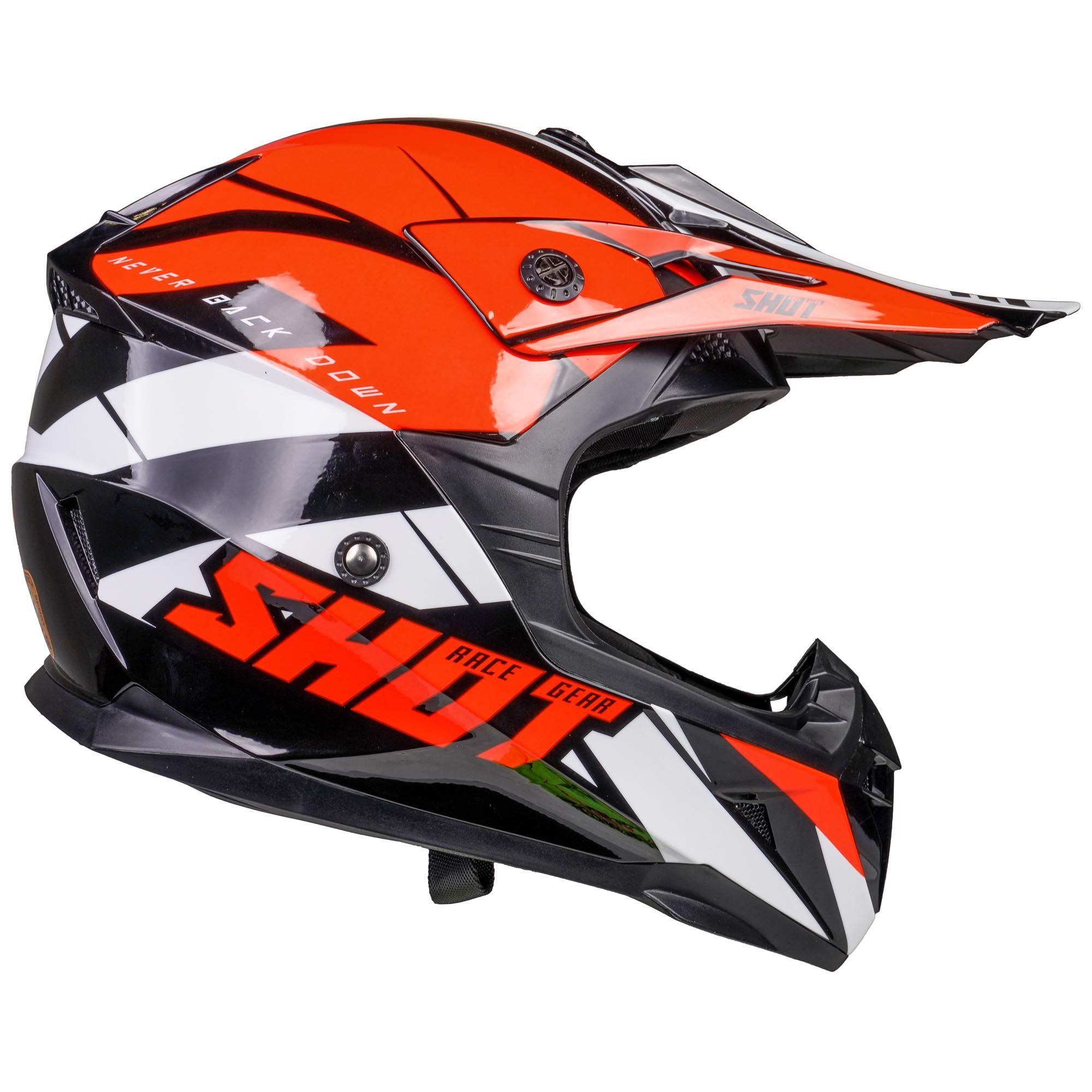 Shot Pulse Revenge Gloss Motocross MX Enduro Motorcycle Helmet - Picture 27 of 41
