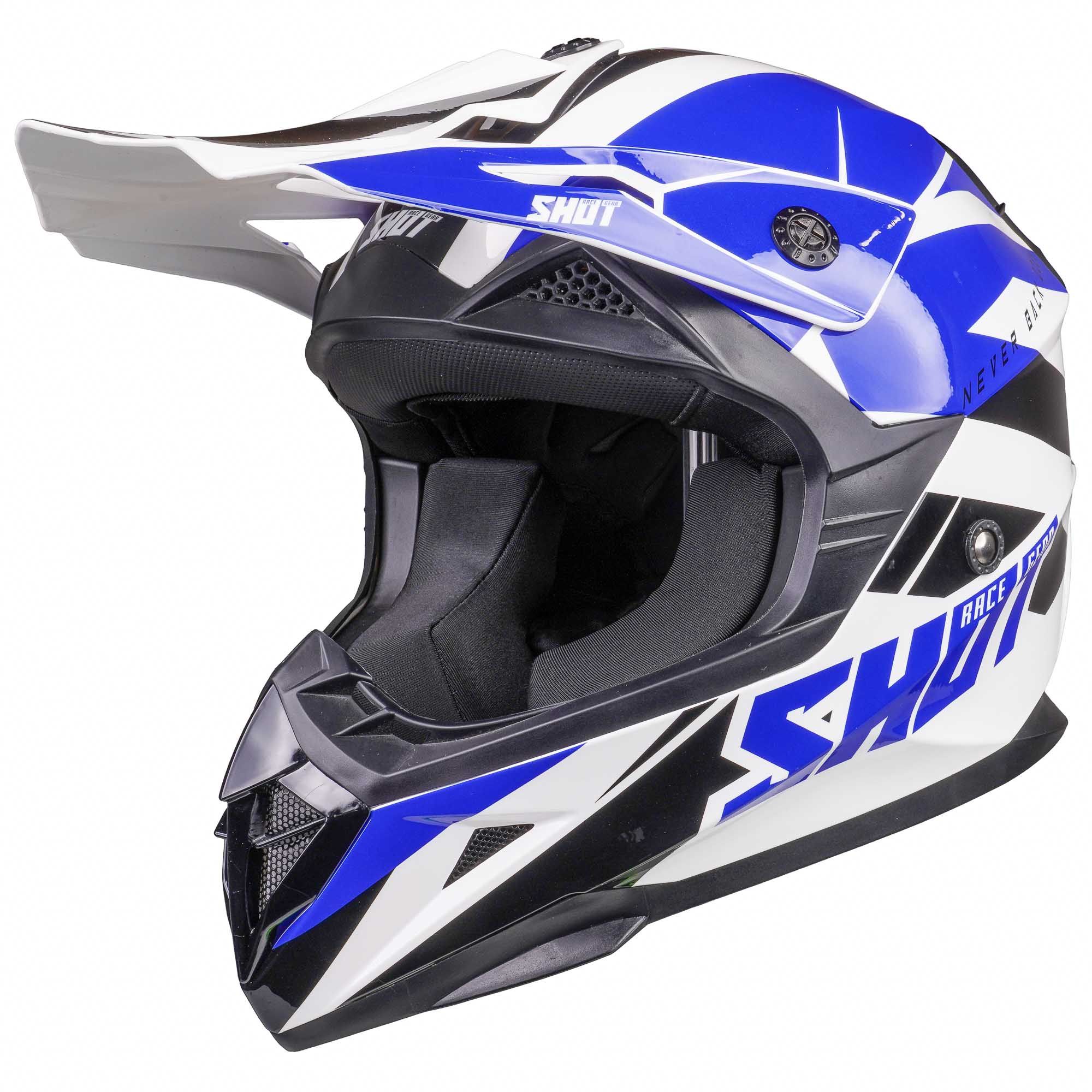 Shot Pulse Revenge Gloss Motocross MX Enduro Motorcycle Helmet - Picture 30 of 41