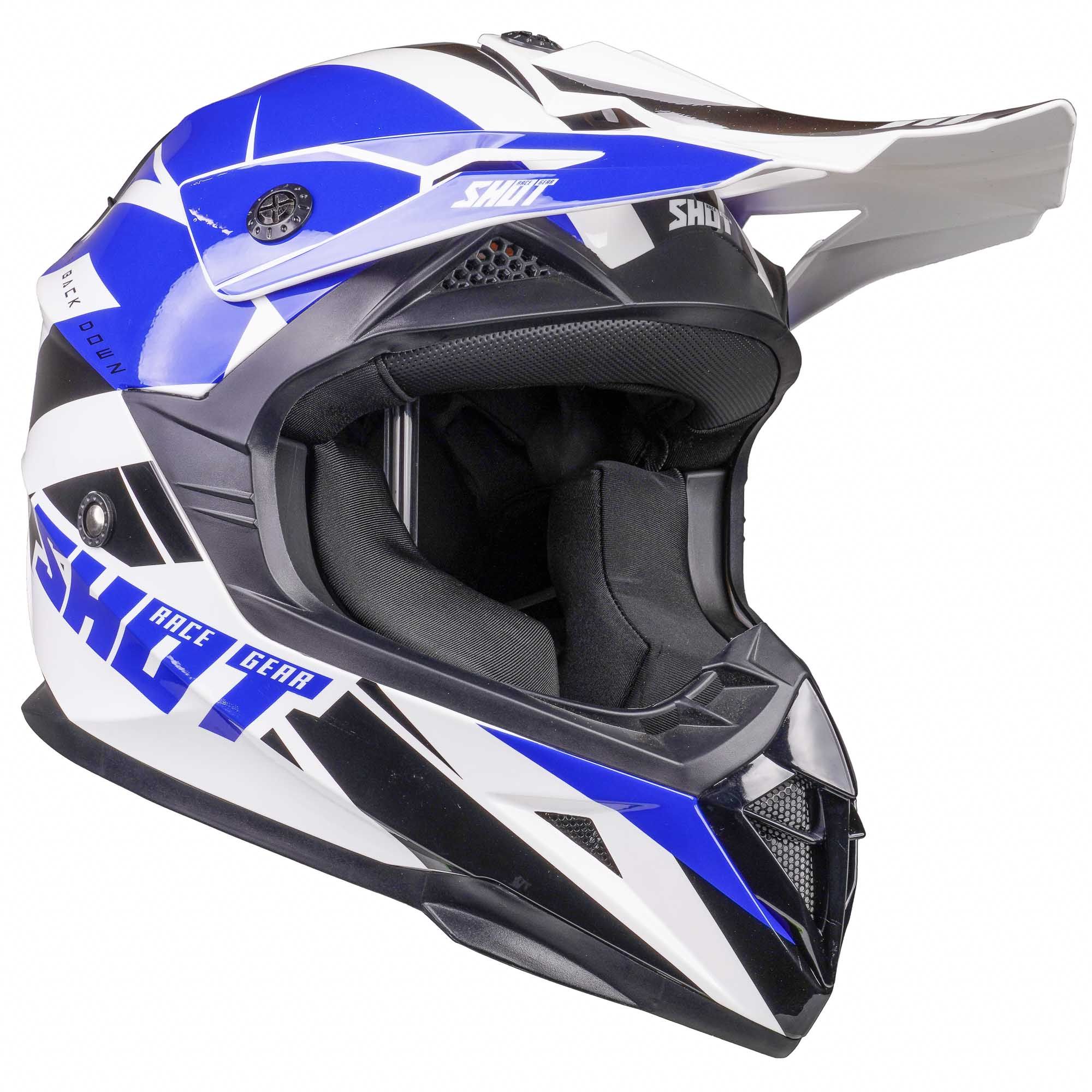 Shot Pulse Revenge Gloss Motocross MX Enduro Motorcycle Helmet - Picture 41 of 41
