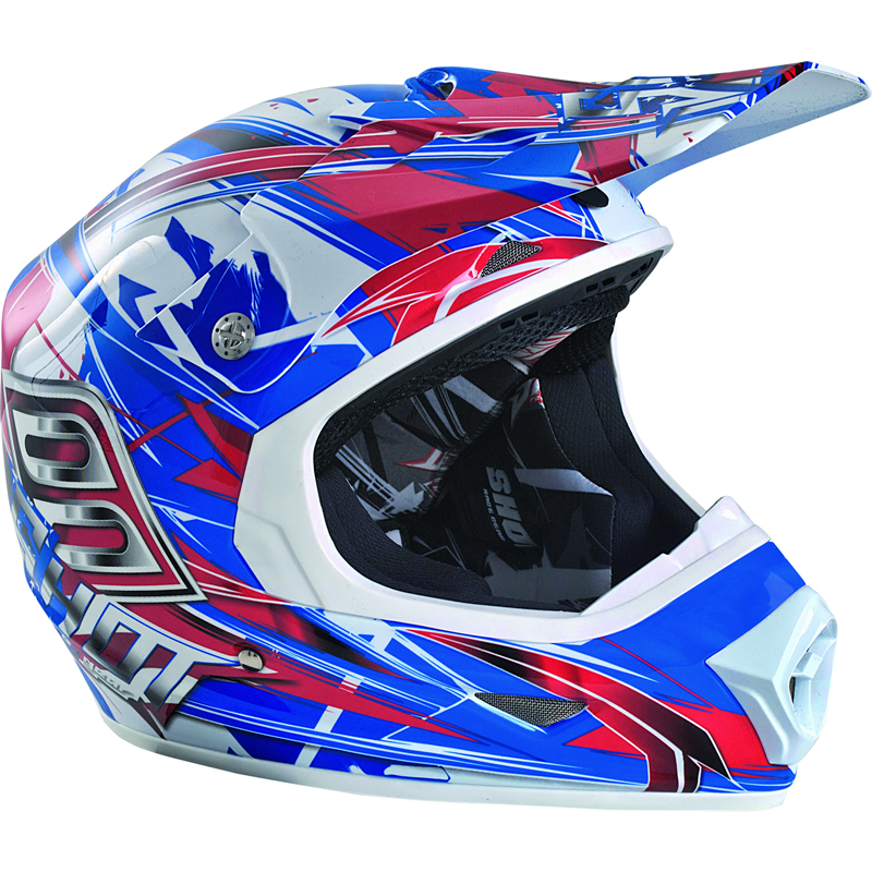 SHOT FURIOUS SPEED MOTOCROSS HELMET QUAD OFF ROAD RACE ATV ENDURO MX ...