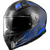 LS2 FF811 Vector II Carbon Flux Motorcycle Helmet & Visor