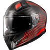 LS2 FF811 Vector II Carbon Flux Motorcycle Helmet & Visor