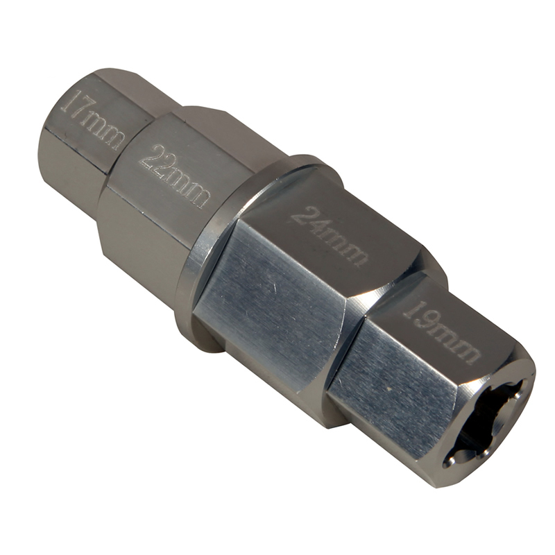 Gear Gremlin 4 in 1 Universal Spindle Key 17,19,22 & 24mm Gear