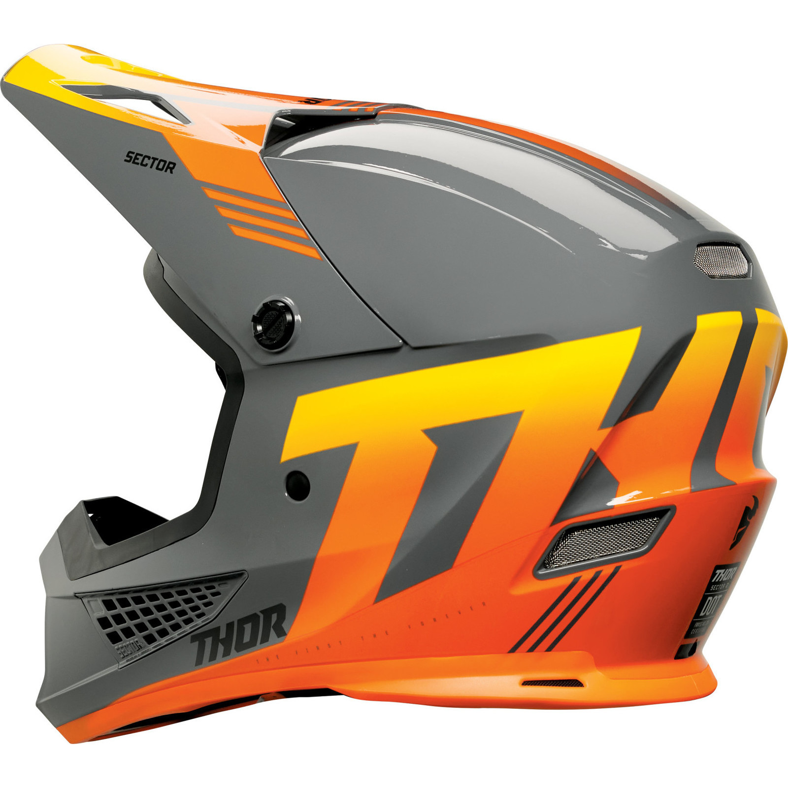 Thor Sector 2 Carve Motocross Helmet MX Dirt Bike Off Road ECE 22.06 Approved - Picture 56 of 82