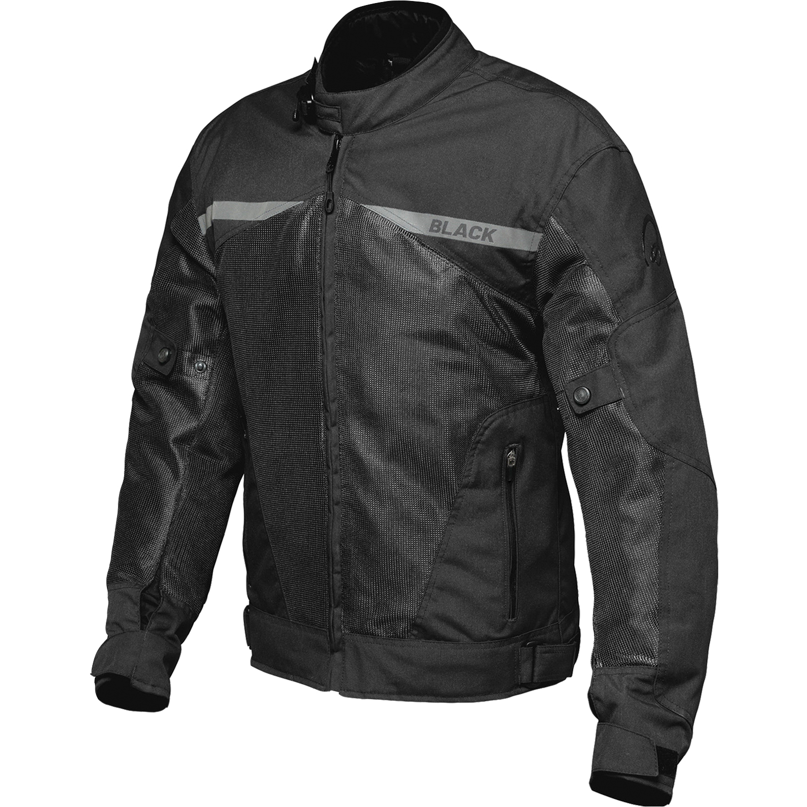 Openwork Air Motorcycle Jacket by Black Class AA CE Certified - Picture 25 of 48