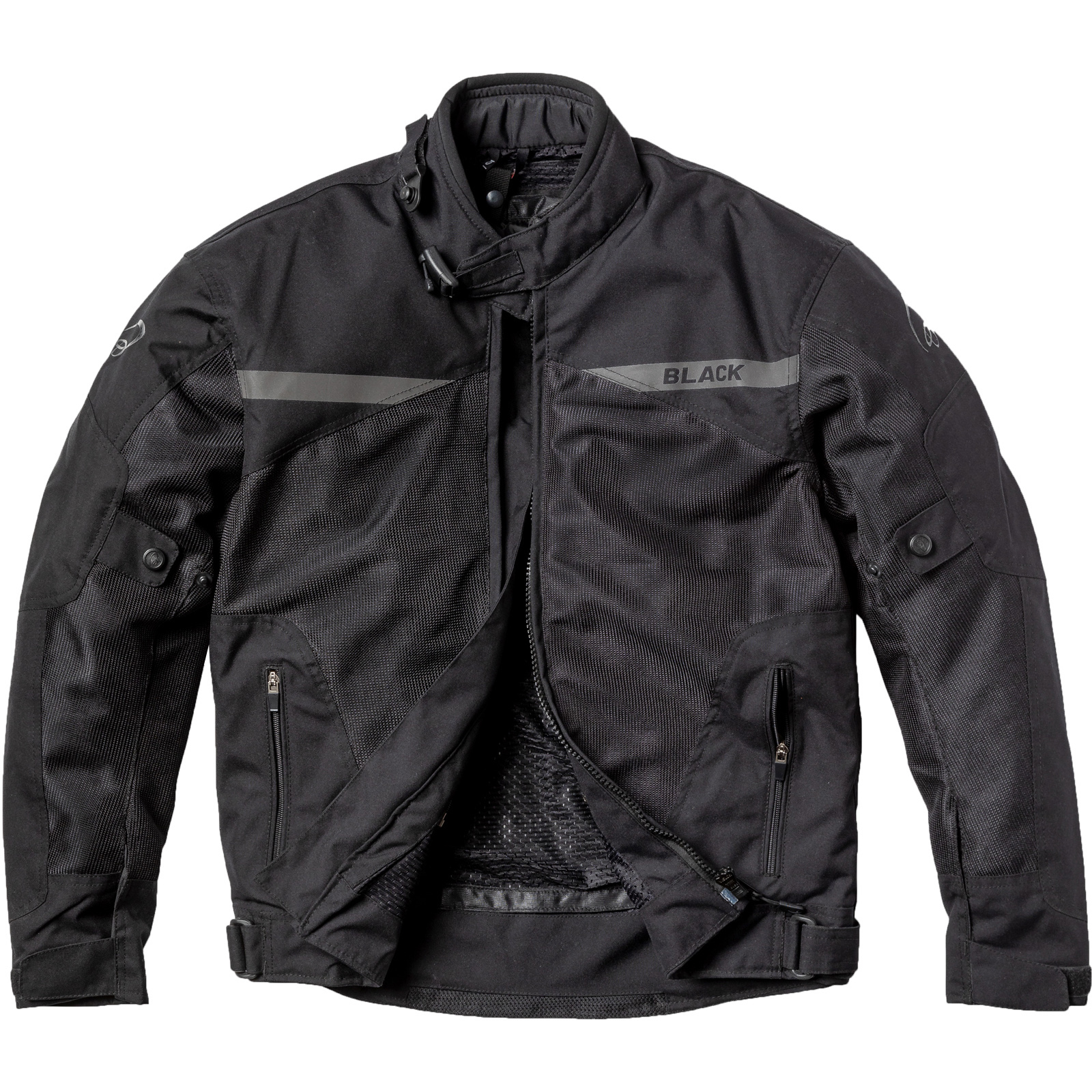 Openwork Air Motorcycle Jacket by Black Class AA CE Certified - Picture 29 of 48