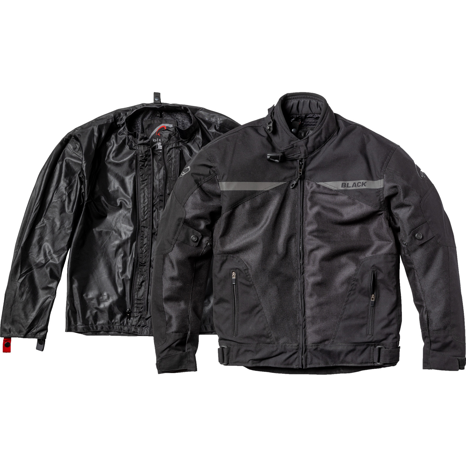 Openwork Air Motorcycle Jacket by Black Class AA CE Certified - Picture 31 of 48