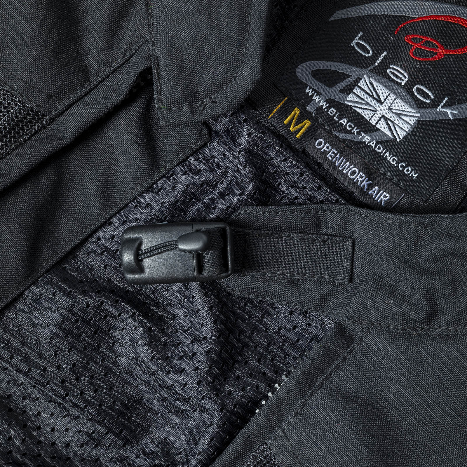 Openwork Air Motorcycle Jacket by Black Class AA CE Certified - Picture 34 of 48