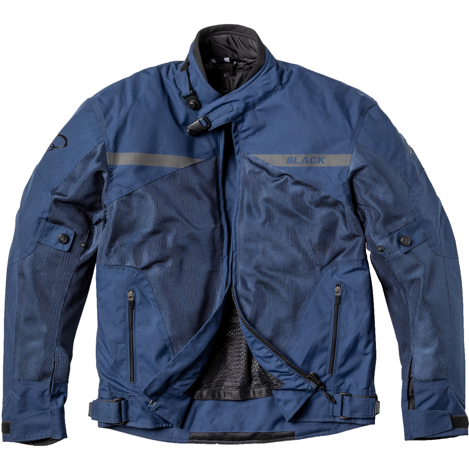 Openwork Air Motorcycle Jacket by Black Class AA CE Certified - Picture 42 of 48