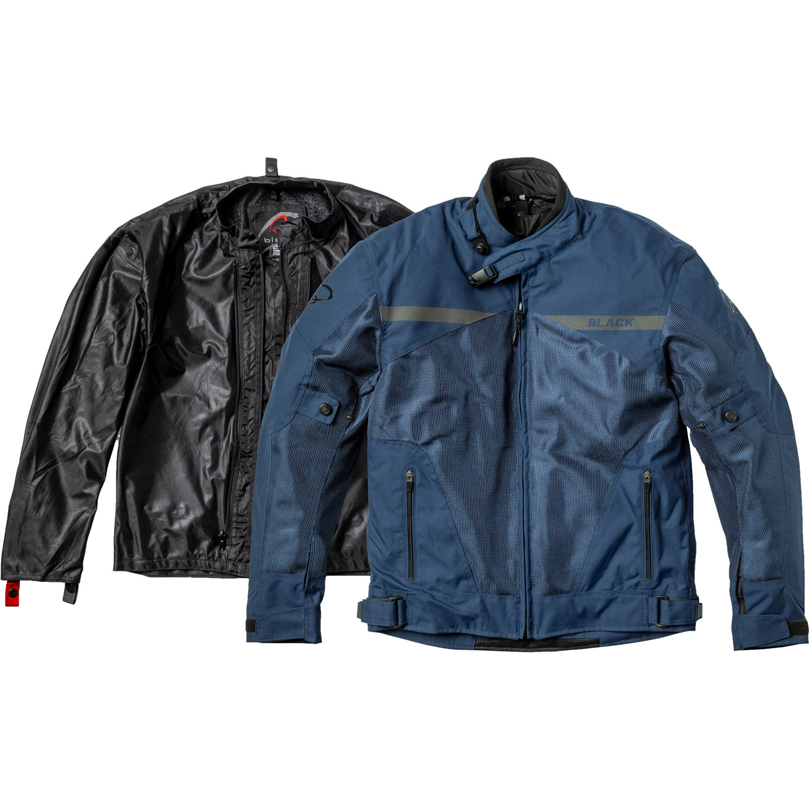 Openwork Air Motorcycle Jacket by Black Class AA CE Certified - Picture 44 of 48