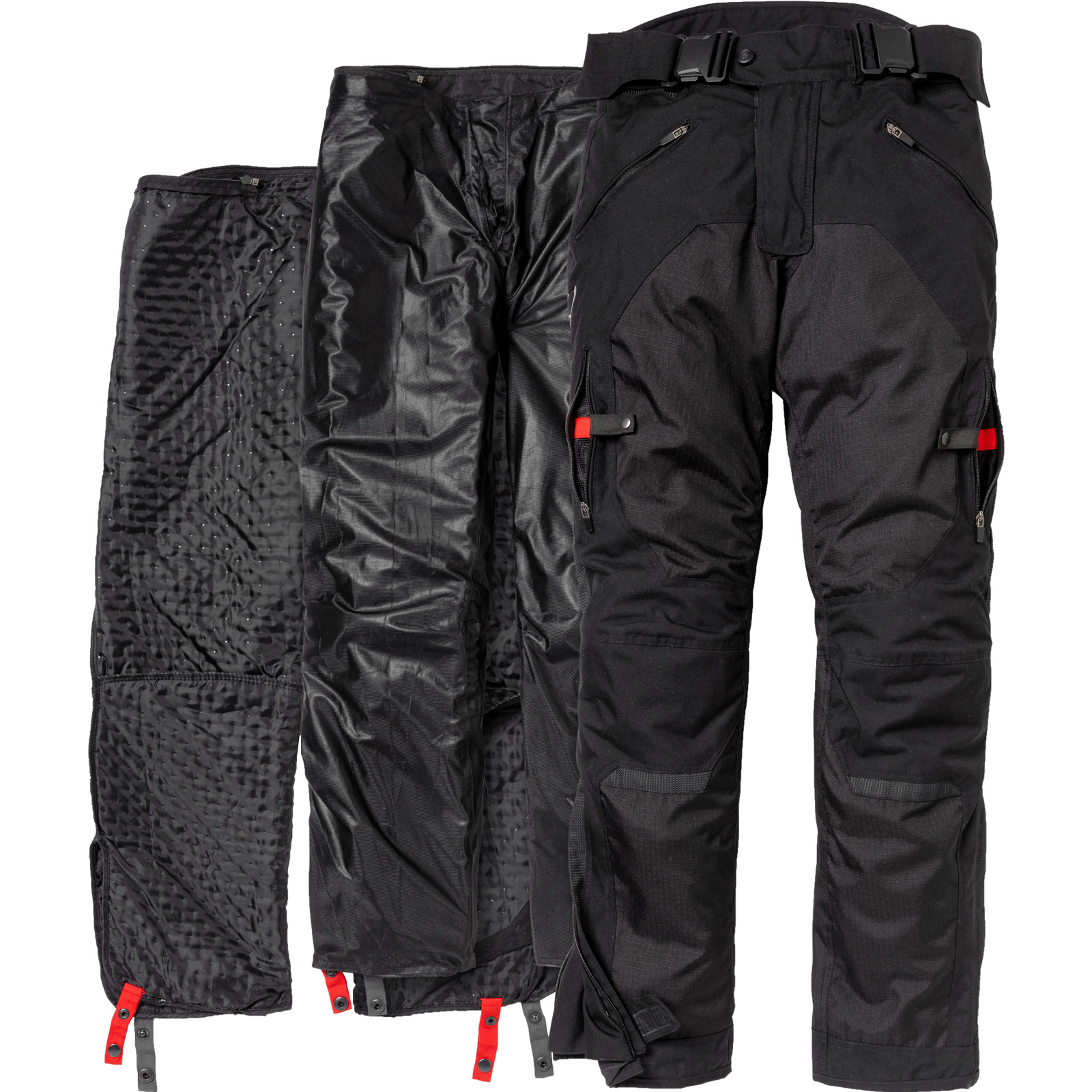 Zeal All-Season Waterproof Motorcycle Trousers by Black New Class AA CE Rated - Picture 16 of 24