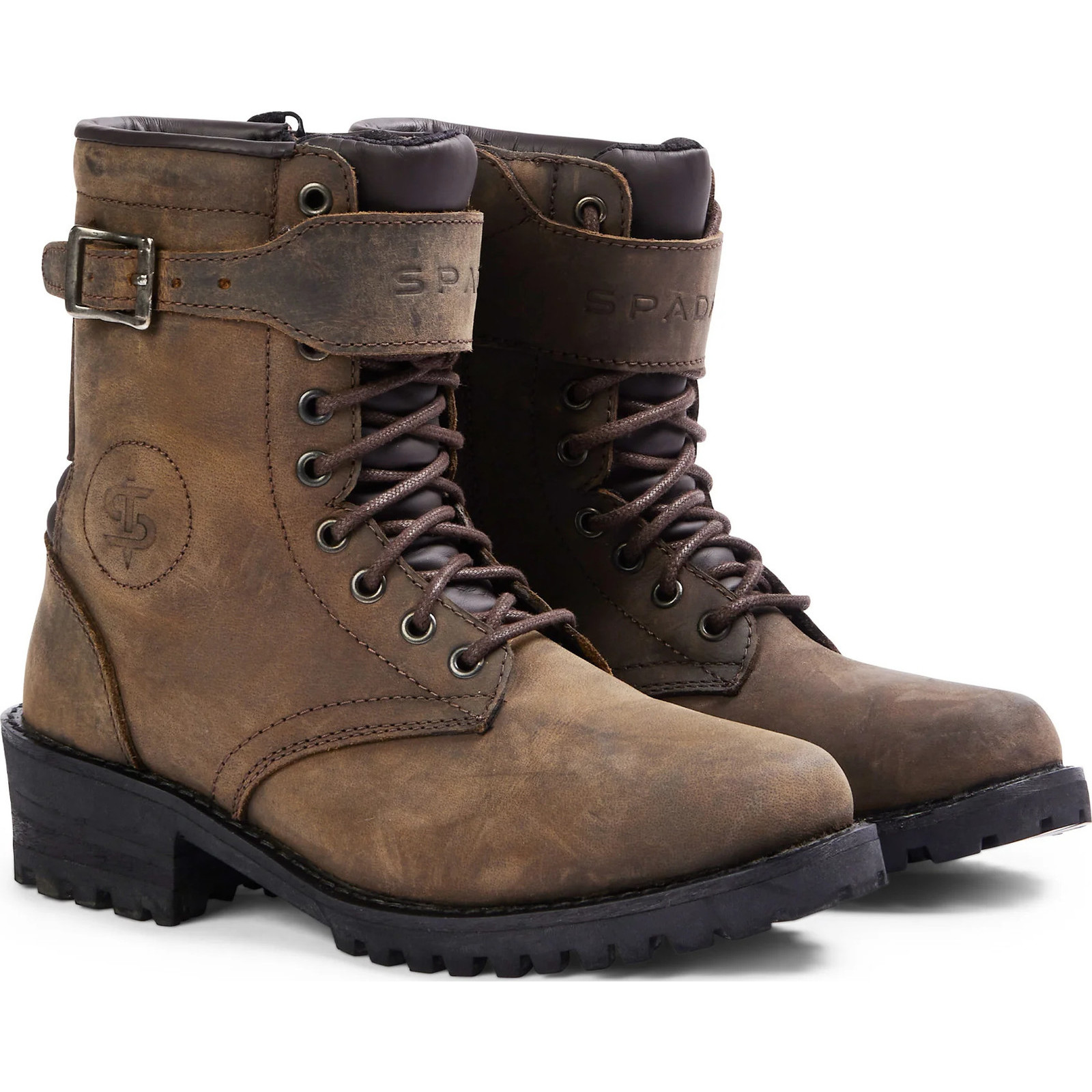 Spada Piston CE Ladies Motorcycle Boots Womens Cruiser Custom Motorbike Footwear - Picture 7 of 15