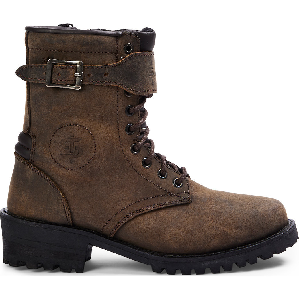 Spada Piston CE Ladies Motorcycle Boots Womens Cruiser Custom Motorbike Footwear - Picture 8 of 15