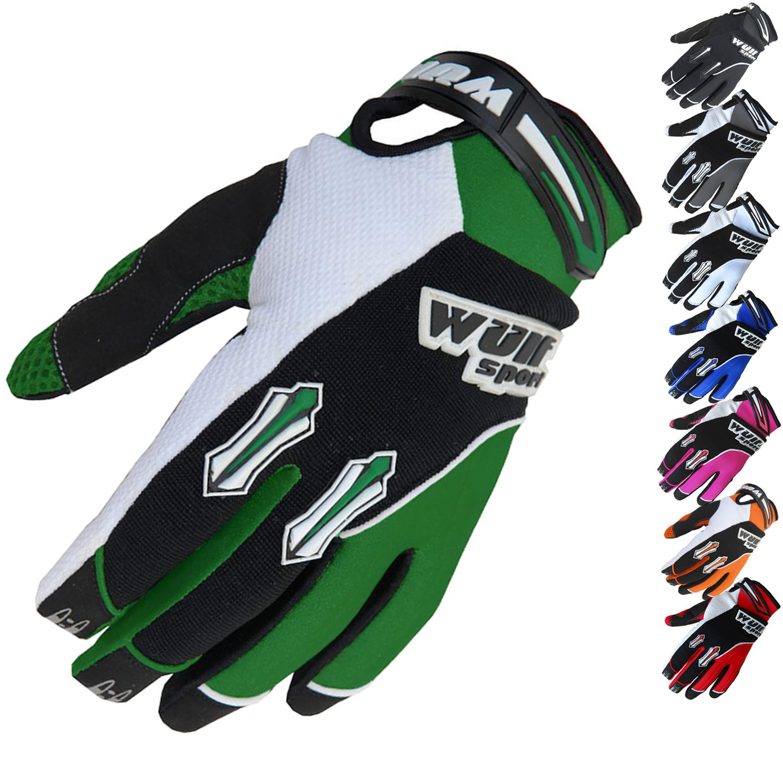 Wulfsport Stratos Motocross Gloves Black: Off-Road Grip & Feel - View #5