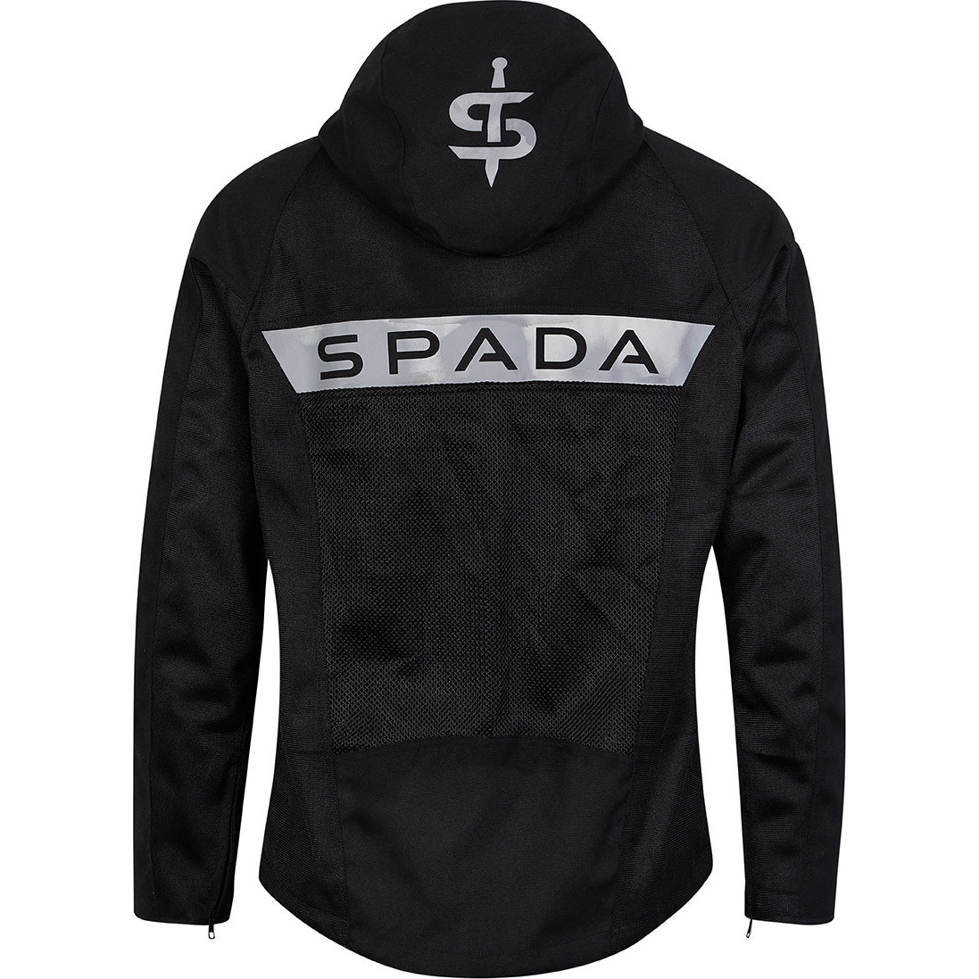 Spada Hooded Air CE Motorcycle Jacket Urban Bike Lightweight Summer Vented Mesh - Picture 9 of 15