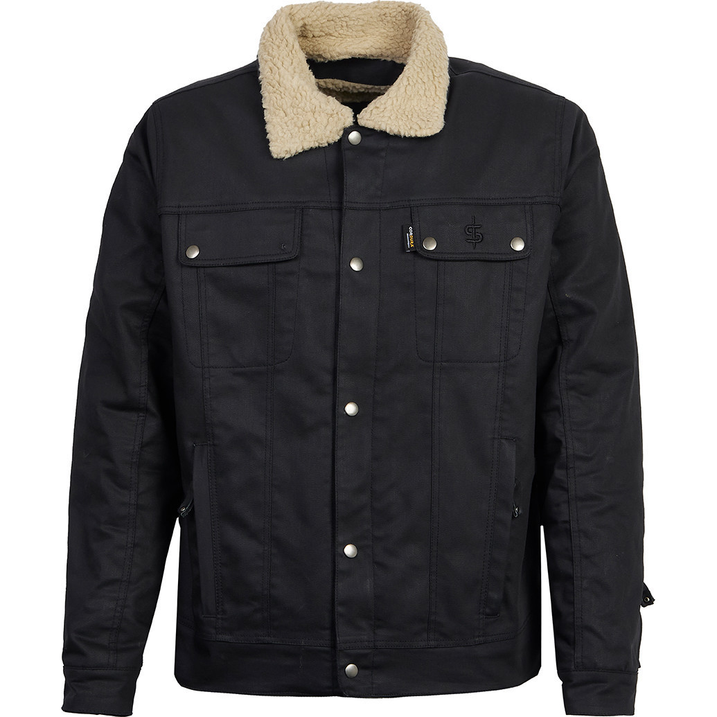 Spada Temper Trucker CE Motorcycle Jacket Denim Armoured Motorbike Biker Garment - Picture 7 of 15