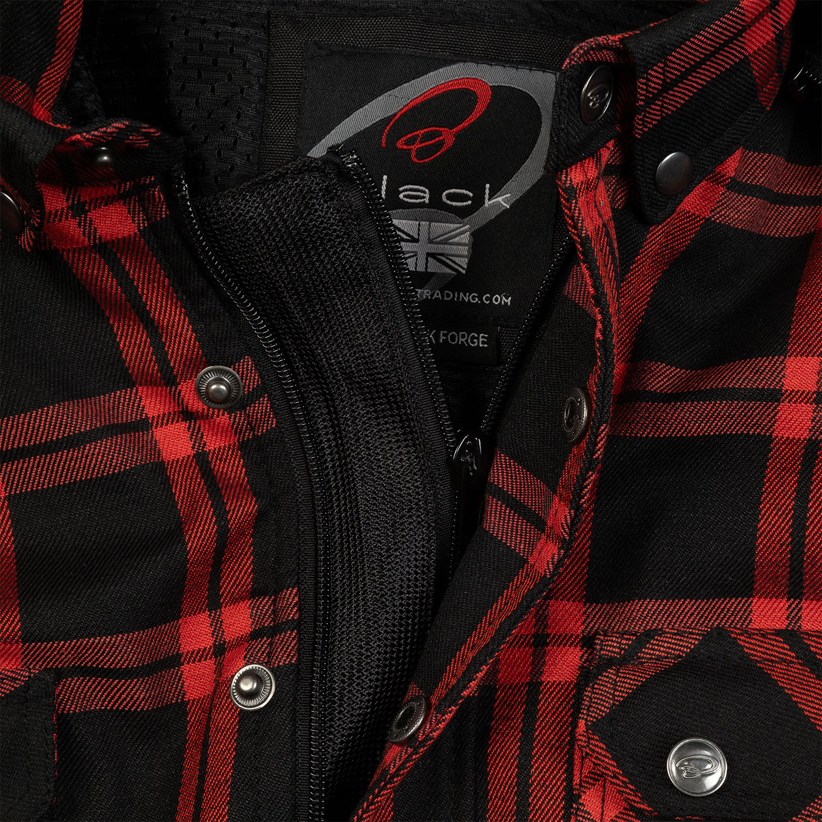 Forge CE Class AA Rated Armoured Motorcycle Shirt by Black - Picture 57 of 60