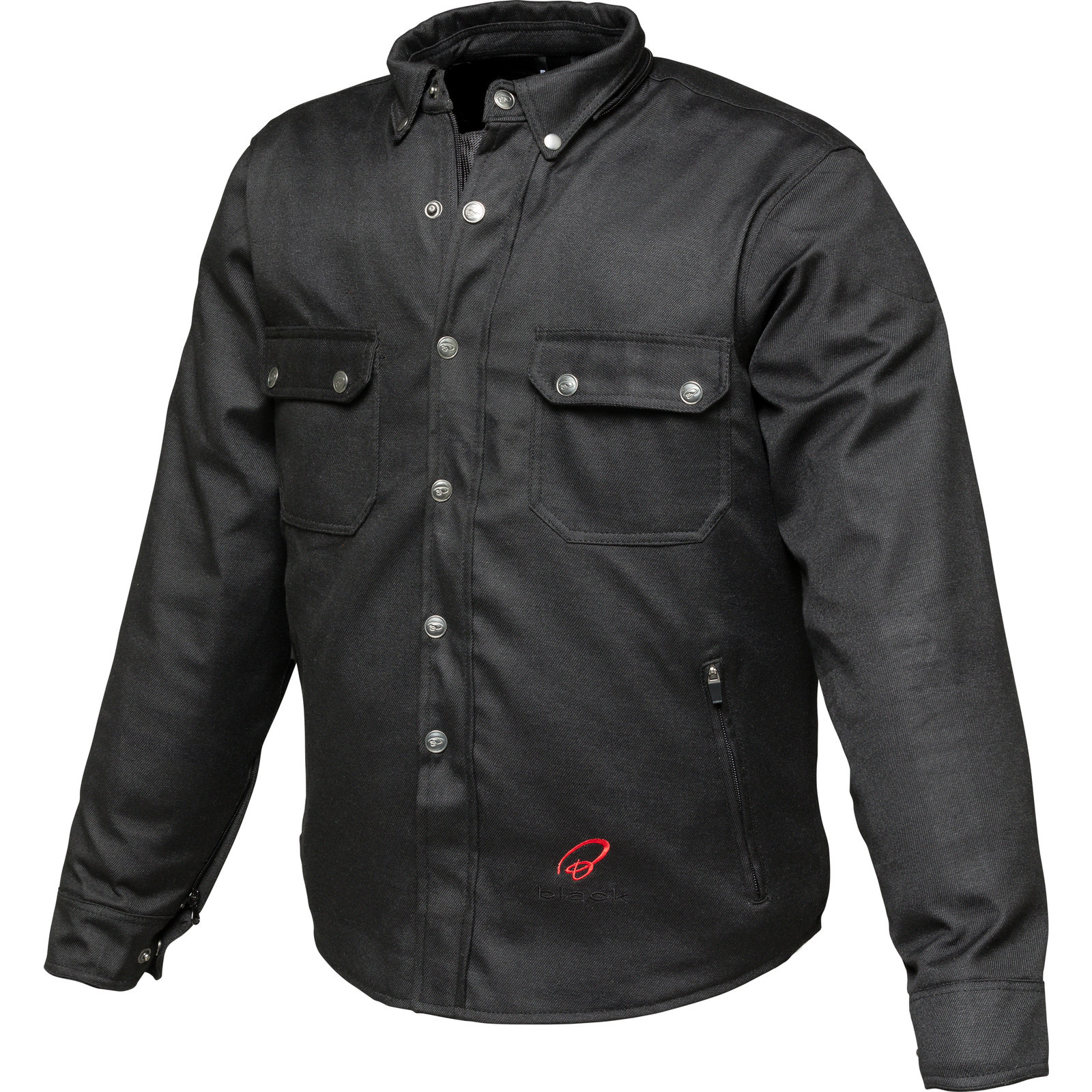 Forge CE Class AA Rated Armoured Motorcycle Shirt by Black - Picture 27 of 60